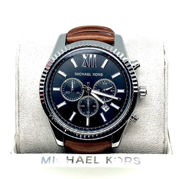 Michael Kors Men´s Lexington Brown Leather Watch
